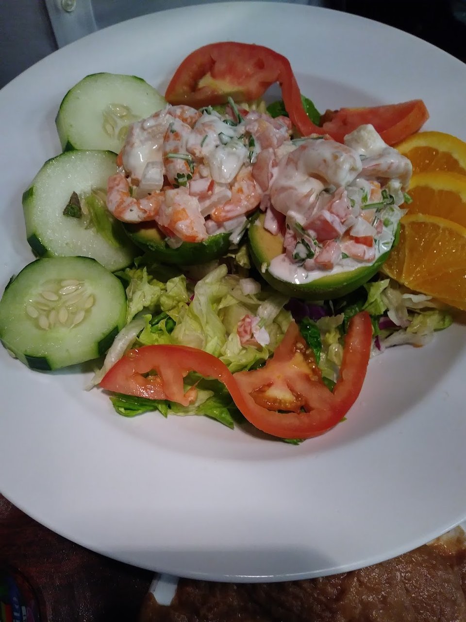 Shrimp Stuffed Avocado